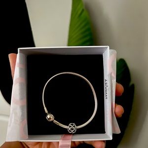 Pandora Clasp Snake Chain Bracelet